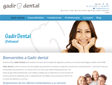 Tablet Screenshot of gadirdental.es